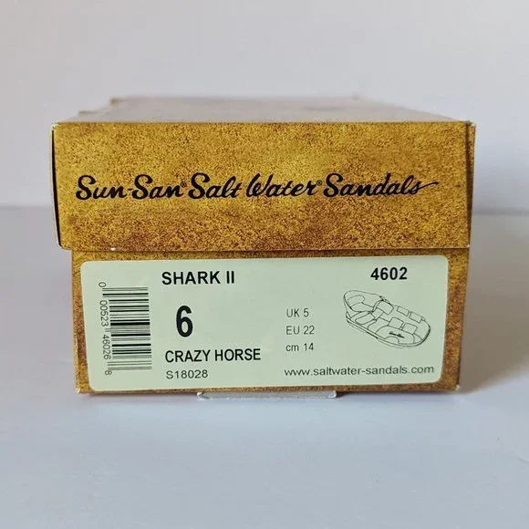 Sun-San | Toddler Leather Saltwater Sandals - Picture 6 of 7